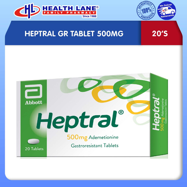 HEPTRAL GR TABLET 500MG (20'S)